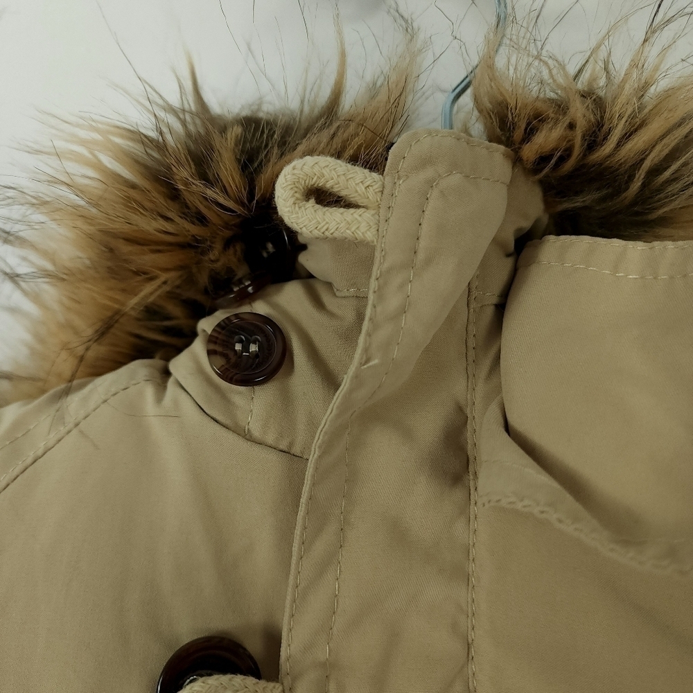Hippototamus removable lining faux fur trimmedbhooded coat size 2t - Picture 10 of 11